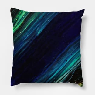 Azure Stream Tall Pillow