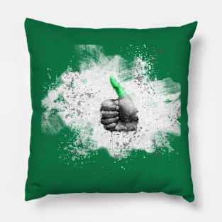 green thumbs Pillow