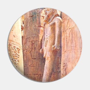 Statue Of Ramses II at Luxor Temple in Egypt Pin