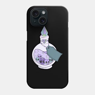 Magical Potions Bottles Witchy cute Skulls Phone Case