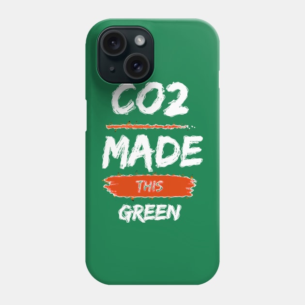 Co2 Made this Green Phone Case by FurryBallBunny
