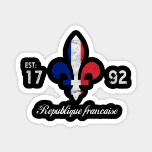 Republique Francaise - Established 1792 - Colour Magnet