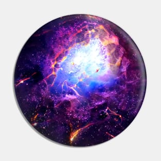 Galaxy Stars Pin