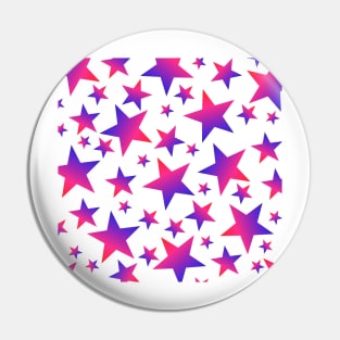 Pink & Purple Stars Pattern Pin