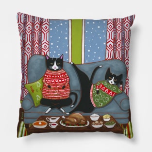 Holiday Couch Potatoes Pillow