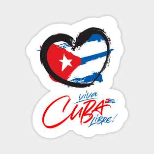 Viva Cuba Libre - Patria Y Vida Magnet