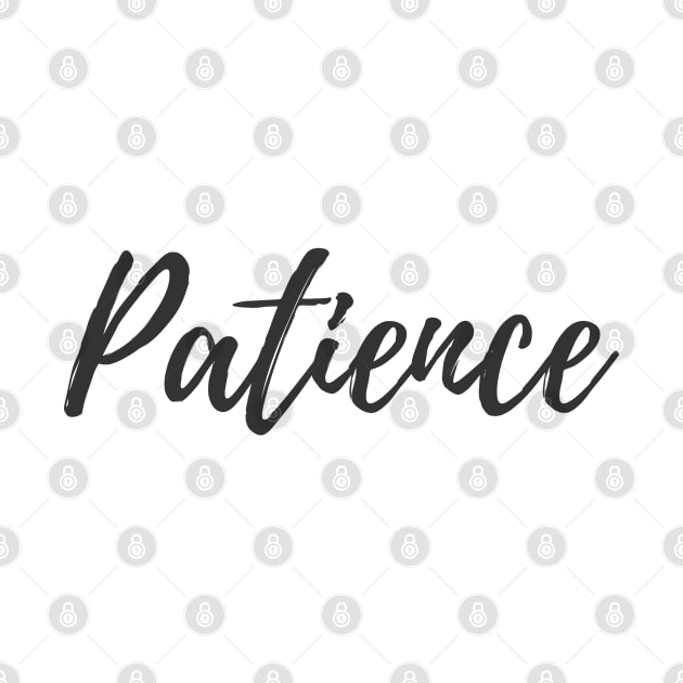 Patience - Set Your Intentions - Word of the Year List by ActionFocus