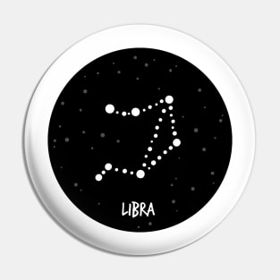 Libra Constellation Pin