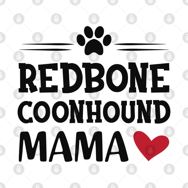 Redbone Coonhound Mama by KC Happy Shop