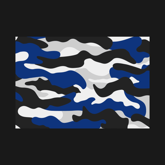 CAMO CAMOUFLAGE - BLUE by JosanDSGN