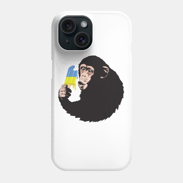 Oooooz Chimp Phone Case by zomboy