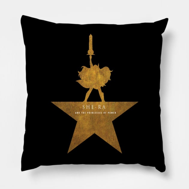 She-ra Hamilton Pillow by JuliaSC