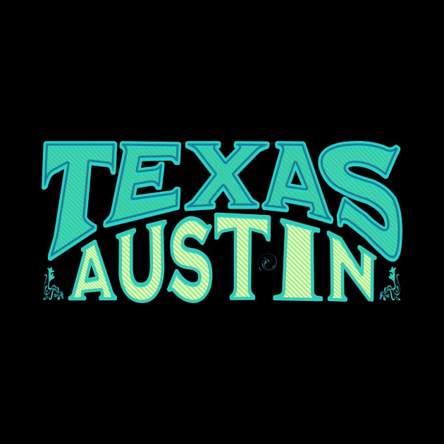 Texas Austin by Urban Gypsy Designs