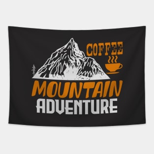 coffee mountain adventure Tapestry