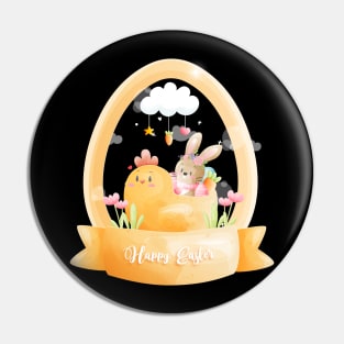 Happy Easter Day Pin