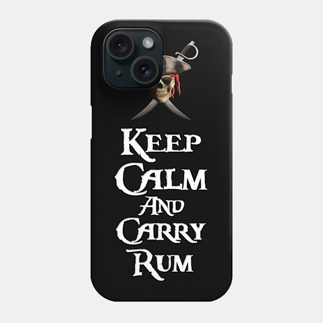 Keep Calm And Carry Rum Phone Case by macdonaldcreativestudios