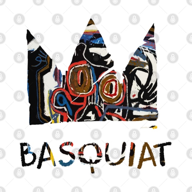King Basquiat Crown Art by onyxicca liar