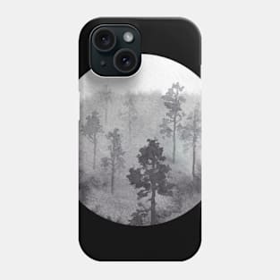 Watercolor winter forest Phone Case