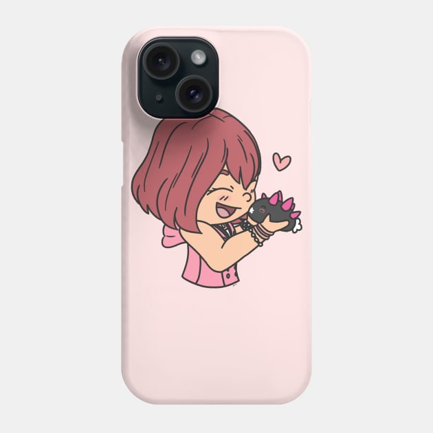 Kairi and Sea Cucumber Phone Case by peachmoon