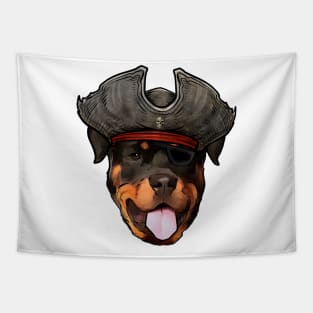 Rottweiler Pirate Tapestry