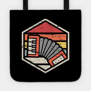 Retro Badge Accordion Tote