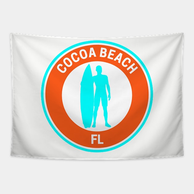 Cocoa Beach Florida Tapestry by fearcity