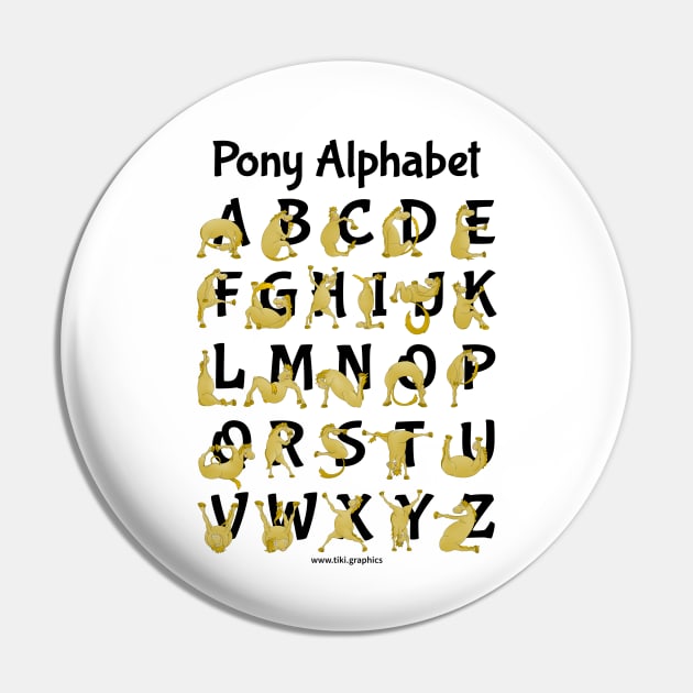 Pony Alphabet Chart Pin by mailboxdisco