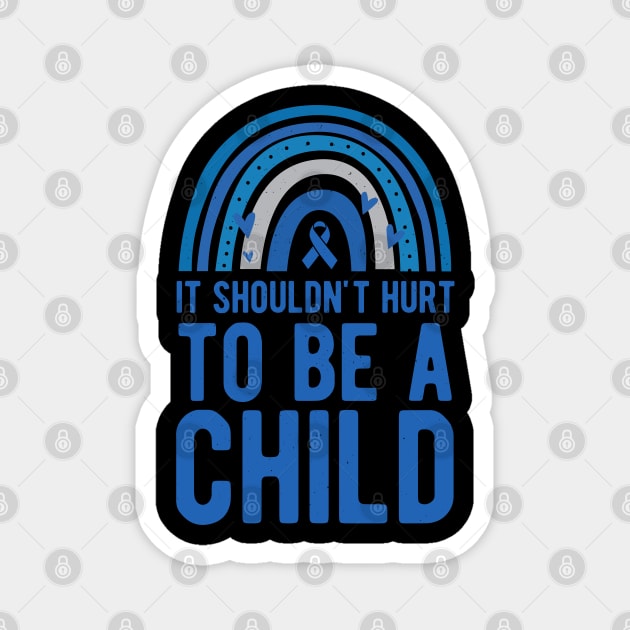 Child Abuse Awareness Magnet by Crea8Expressions