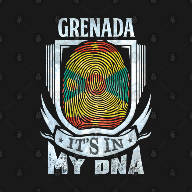 Discover Grenada It's In My DNA - Gift For Grenadan With Grenadan Flag Heritage Roots From Grenada - Grenada - T-Shirt