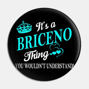 BRICENO Pin