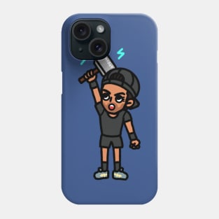 Matteo Berrettini with his Hammer lol Phone Case