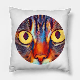 Fun mycat, revolution for cats Pillow