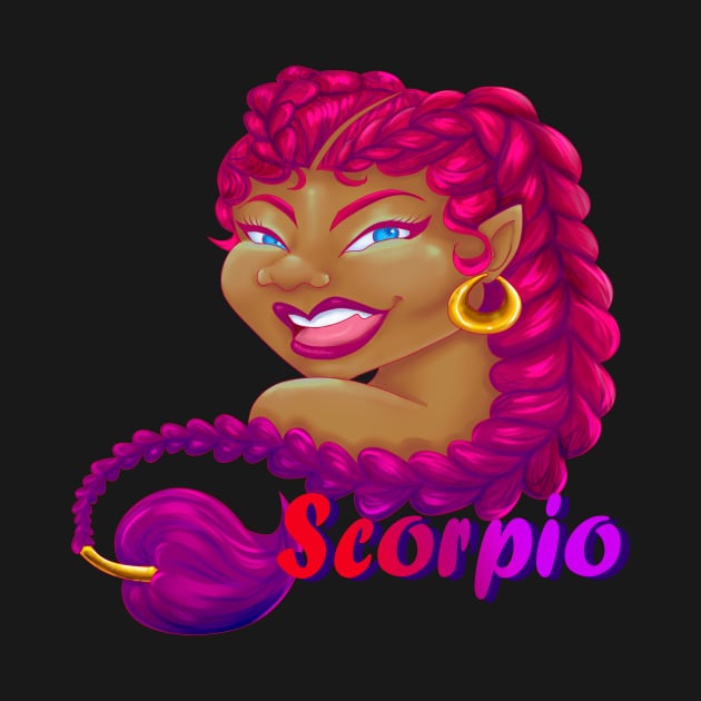 Scorpio Zodiac sign by PointNWink Productions