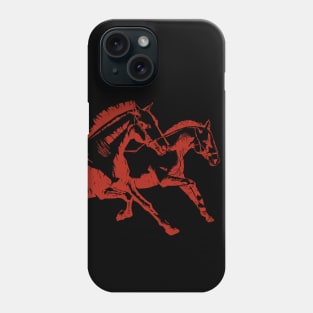 Red Horses Phone Case