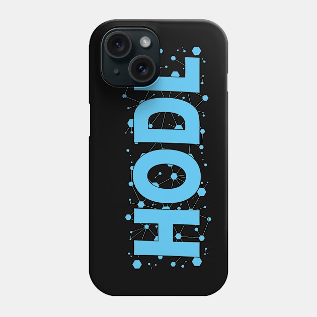 Crypto currency hodl Phone Case by Kingluigi