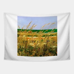 Wheat in Gentle Breeze Tapestry