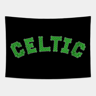 Celtic Typography Tapestry