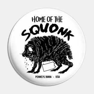 Home of the Squonk Cryptid Pin