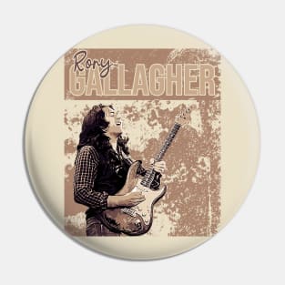 Rory Gallagher // Brown vintage // Poster Pin