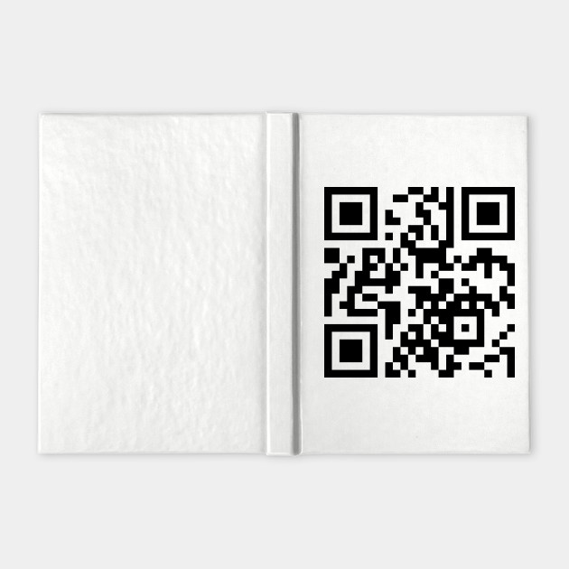Rick Roll Qr Code Rick Roll Carnets Teepublic Fr