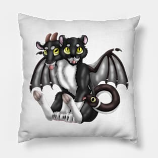 Chimera Cubs: Tuxedo Bicolor Pillow