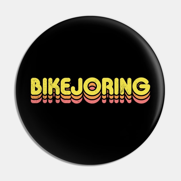 Retro Bikejoring Pin by rojakdesigns