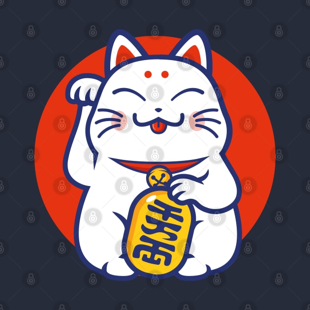 Lucky cat - Maneki-neko by redwane