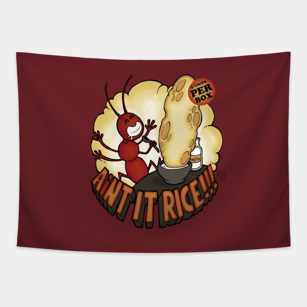 AiNT IT RICE! Tapestry by BITICOL