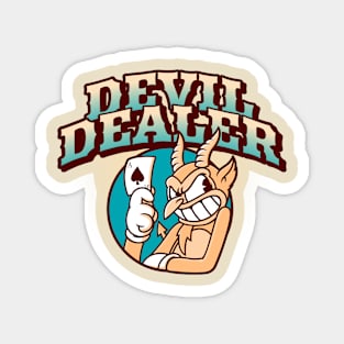 Cuphead Vintage Cartoons Devil Dealer Magnet