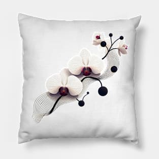 Orchid flowers Pillow