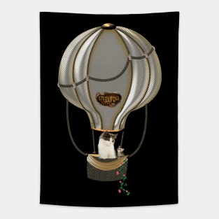 Wonderful steampunk balloon Tapestry