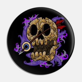 Skull and Arrow (2022 Version) Pin