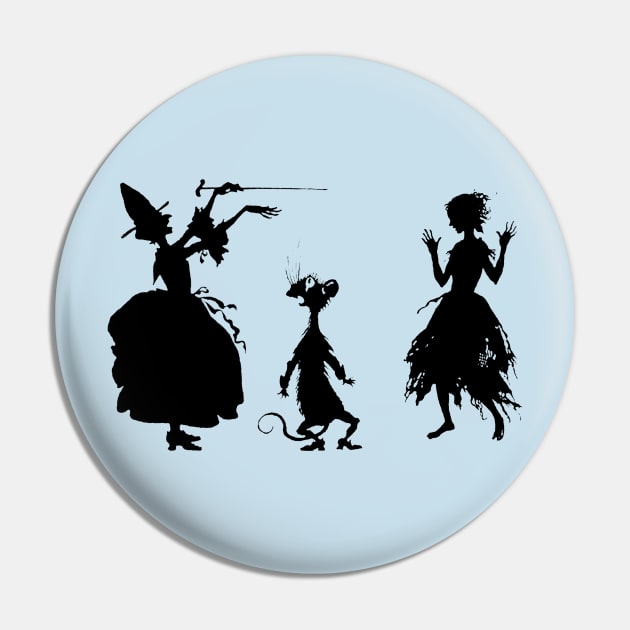 Arthur Rackham Cinderella Magic Pin by Pixelchicken