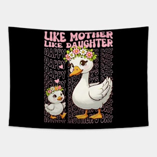 Like mother like daughter goose Tapestry